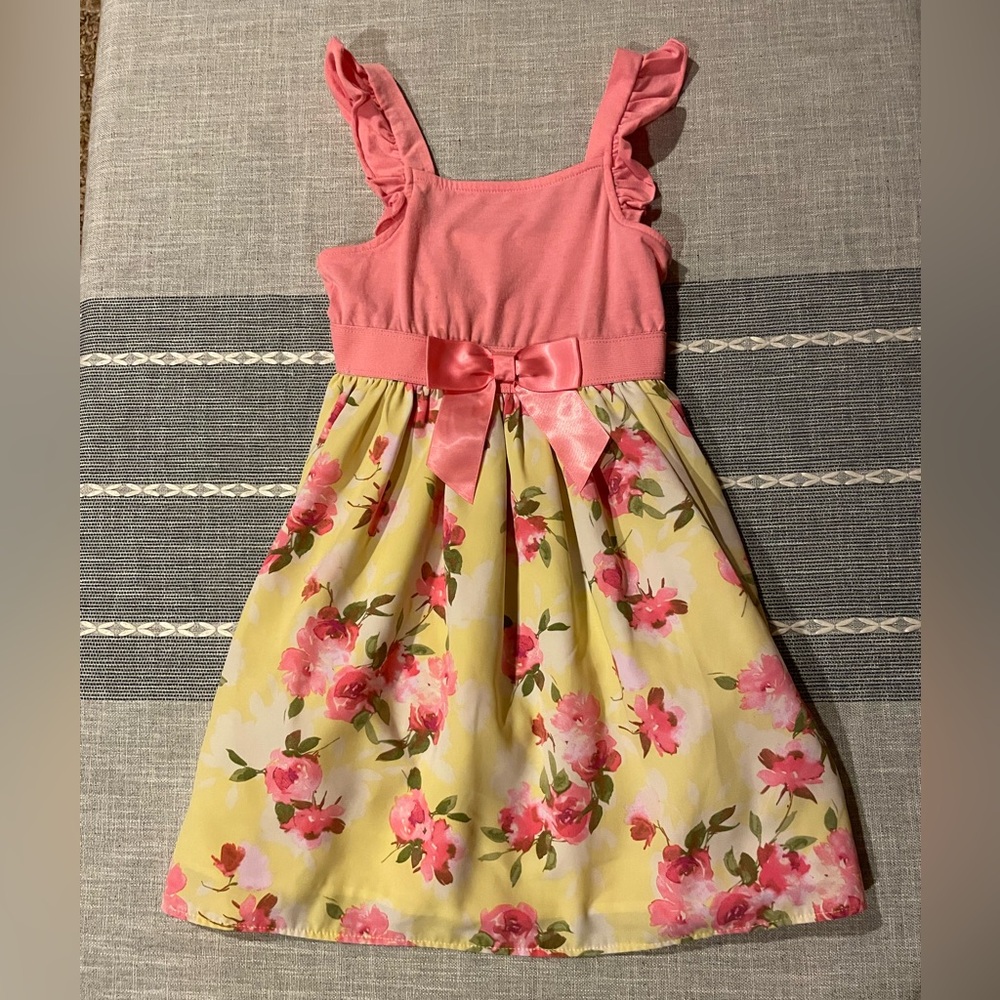 Girls floral summer dress